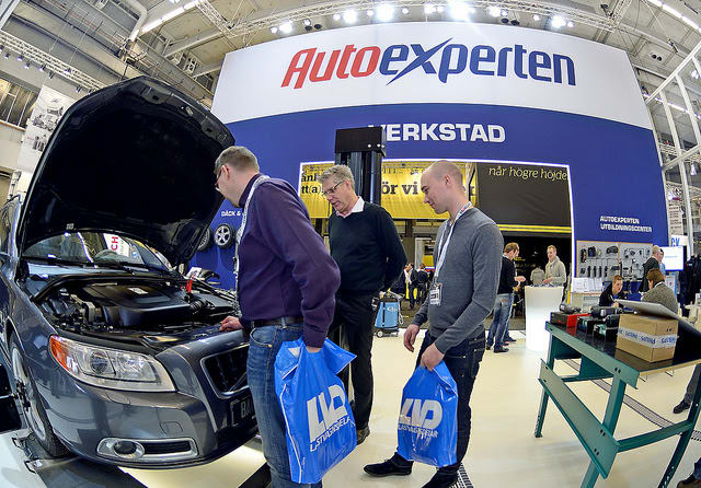 KG Knutsson fokuserar på sitt kedjekoncept, AutoExperten, under Automässan.