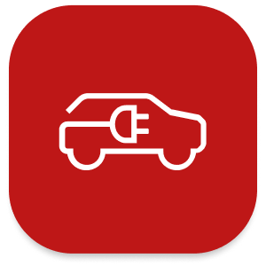 Ikon för e-mobilitet